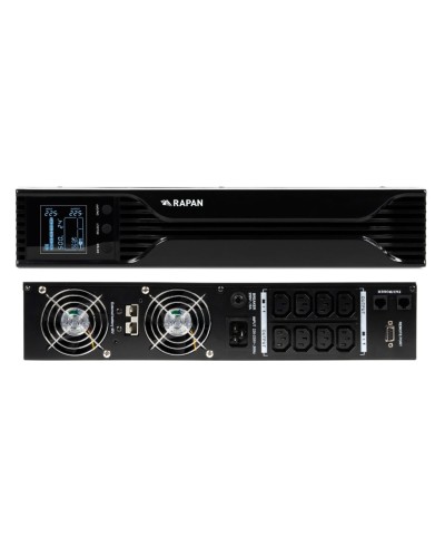 RAPAN-UPS 3000 RACK+4х9Ah (RAPAN-UPS 3000-RACK-IN-4х9-E) (8960). Бесперебойный источник питания. Бастион в Братске