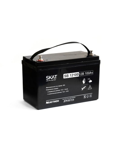 SKAT SB 12100 (2542). Аккумулятор герметичный свинцово-кислотный. Бастион в Братске