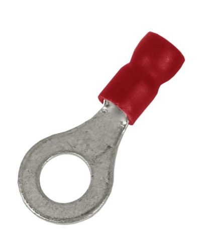 Наконечник НКИ 0,25-1,5 М10 (D10,5мм) с отверстием под винт (100 шт) (2A10P-EE-PVC). Наконечник с отверстием под винт и изолированным фланцем ПВХ. ДКС в Братске
