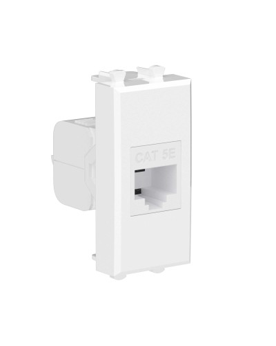 Розетка RJ-45 Avanti 1 модуль белое облако (4400661): Розетка компьютерная, без шторки модульная, кат.5е в Братске