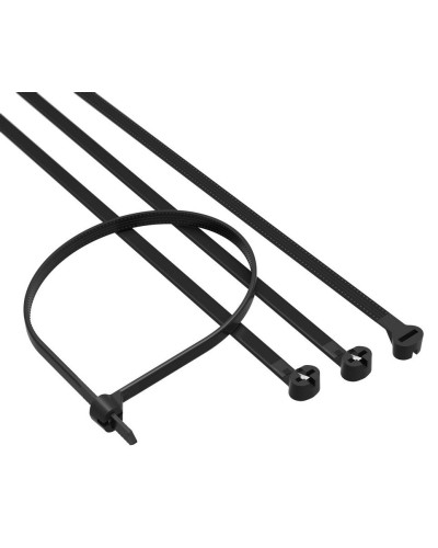 Хомут 7,6x370 P6.6, черный (100шт) (21327SR): Хомут с двойным замком в Братске