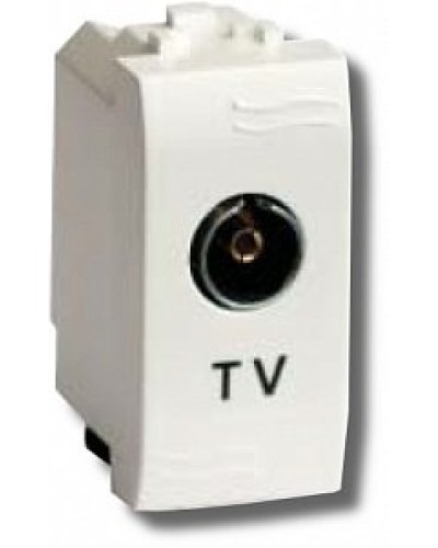 Розетка TV Brava универсальная 1 модуль слоновая кость (75721S): Розетка TV в Братске