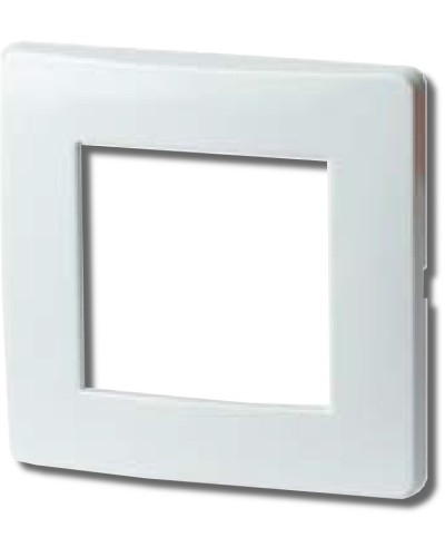 Рамка на 2 модуля (одноместная), белая (75010W): Рамка одноместная, Brava в Братске