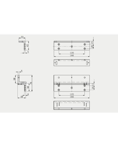 L+Z кронштейн для EMC 1200 ALH. L+Z кронштейн для EMC 1200 ALH. dormakaba в Братске