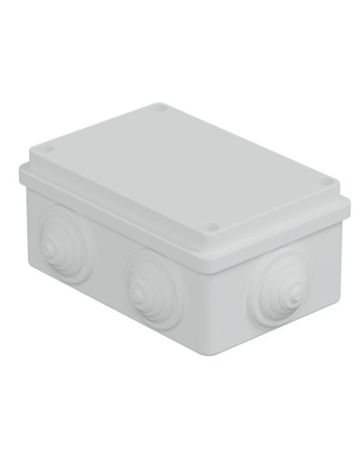 Коробка JBS120 120х80х50, 6 вых., IP55, белая (44008W-1). Коробка монтажная. Экопласт в Братске