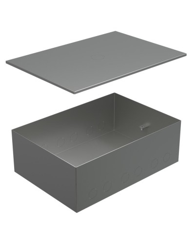 Коробка металлическая с крышкой для заливки в пол BOX/8-12 (70181): Коробка металлическая с крышкой для заливки в пол 309х217х105мм, для люков 70083, 70012 в Братске