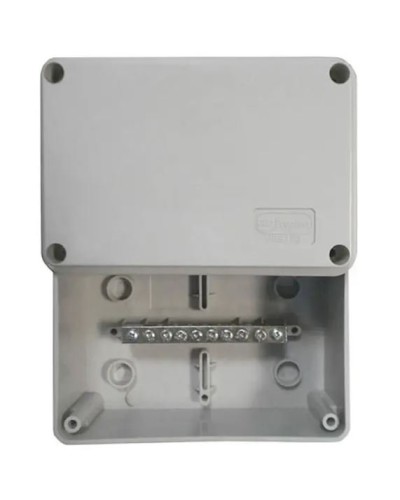 Коробка (КУП) JBS080 85х85х40, 6 вых, IP44 (44046KP): Коробка уравнивания потенциалов (КУП), 6х9мм, 8 зажимов в Братске