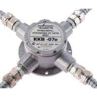 ККВ-07е-Ех-А-Р1-К-БК1, КВБ12+КВБ12+КВБ12+КВБ12. Коробка коммутационная взрывозащищенная крестообразная. Эридан