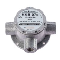 ККВ-07е-Ех-А-Р1-Т-БК1, ШТ1/2+ШТ1/2+ШТ1/2. Коробка коммутационная взрывозащищенная тройниковая. Эридан