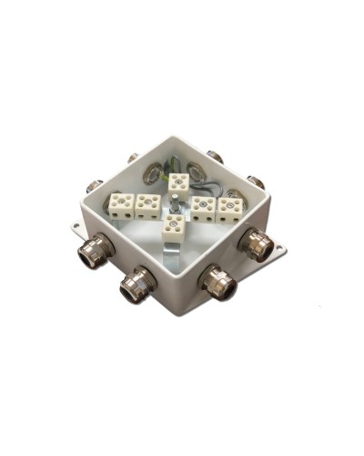 КМ-О (12к*6,0)-IP66-120х120, шесть вводов: Коробка монтажная огнестойкая в Братске