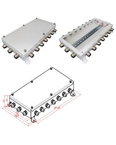 КМ IP66-2040. Коробка монтажная электротехническая. Гефест в Братске