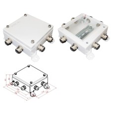 КМ IP66-1515, 8 вводов. Коробка монтажная электротехническая. Гефест