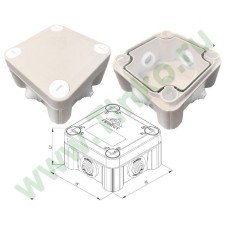 КМ-1010(П)-IP55. Коробка монтажная. Гефест