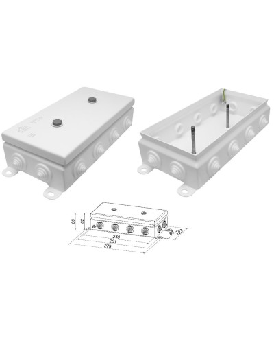 КМ IP55-1224. Коробка монтажная электротехническая. Гефест в Братске