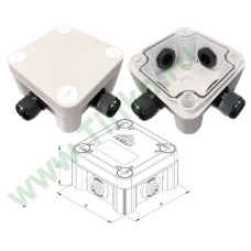 КМ-1010(П)-IP66(П6-12). Коробка монтажная. Гефест