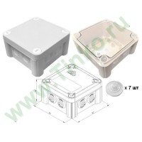 КМ-1212(П)-IP55. Коробка монтажная. Гефест