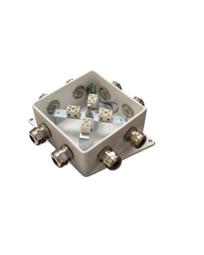 КМ-О (8к)-IP66-120х120, шесть вводов: Коробка монтажная огнестойкая в Братске
