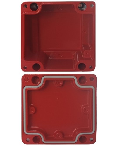 МКС Мороз, глухая, IP66/IP68, красный. Коробка коммутационная металлическая. Магнито-Контакт в Братске