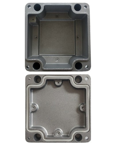 МКС Мороз, глухая, IP66/IP68, серый. Коробка коммутационная металлическая. Магнито-Контакт в Братске