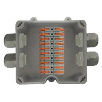 КСП-10 IP66 Wago Аякс. Влагозащищенная распределительная коробка. Магнито-Контакт