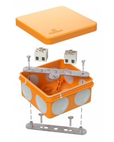 Коробка огнестойкая 80х80х40 (60-0210-FR2.5-4). Коробка огнестойкая для открытой установки. Промрукав в Братске