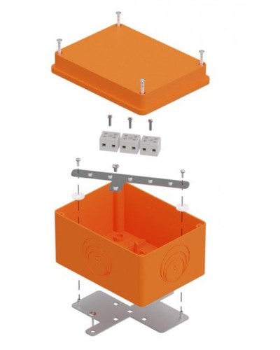 Коробка огнестойкая 150х110х90 E15-E120 для о/п (40-0351-FR2.5-6). Коробка огнестойкая для открытой установки. Промрукав в Братске