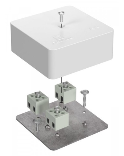 Коробка огнестойкая 75х75х30 (40-0450-FR2.5-6). Коробка огнестойкая для открытой установки. Промрукав в Братске