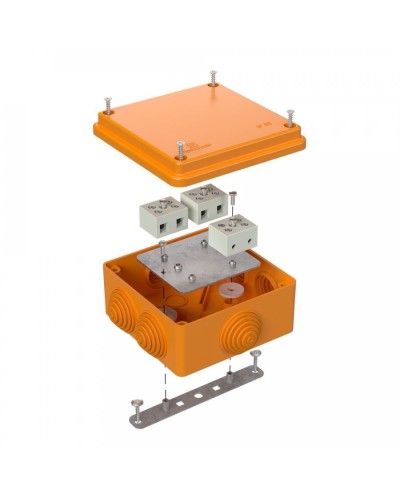 Коробка огнестойкая 100х100х50 (40-0300-FR6.0-6). Коробка огнестойкая для открытой установки. Промрукав в Братске