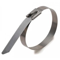 Стяжки кабельные стальные СКС (316) 7,9х400 (100 шт) (PR08.3973). Стяжки кабельные стальные. Промрукав