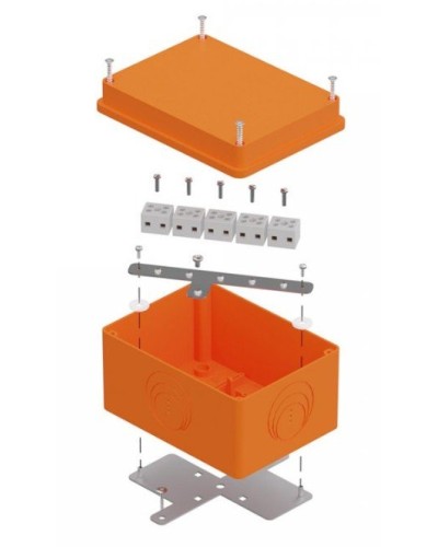 Коробка огнестойкая 150х110х90 E15-E120 для о/п (40-0351-FR2.5-10). Коробка огнестойкая для открытой установки. Промрукав в Братске