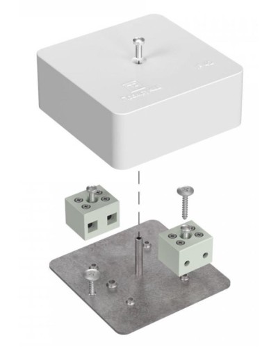 Коробка огнестойкая 75х75х30 (40-0450-FR2.5-4). Коробка огнестойкая для открытой установки. Промрукав в Братске