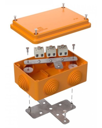 Коробка огнестойкая 120х80х50 (40-0340-FR1.5-6). Коробка огнестойкая для открытой установки. Промрукав в Братске
