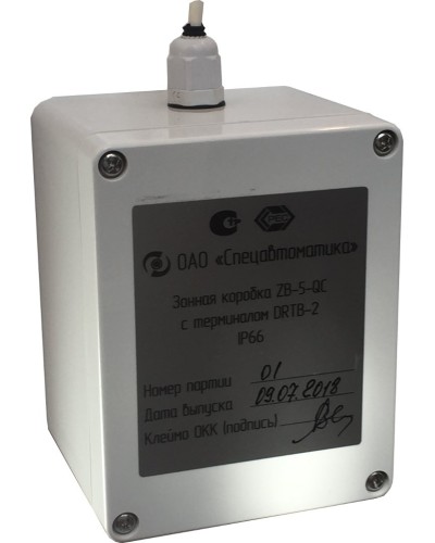 ZB-5-QC с DRTB-2 исп.02. Монтажная зонная коробка. Спецавтоматика, Москва в Братске