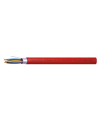 КПСВЭВнг(А)-LS 4х2х0,75 (Спецкабель). Кабель симметричный для систем сигнализации и управления, групповой прокладки, с пониженным дымо- и газовыделением. Спецкабель в Братске