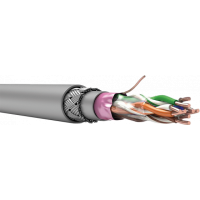 TechnoLAN F/UTP SWA PS Cat 5e ZH нг(A)-HF 2x2x0,52. Кабель «витая пара» (LAN) для структурированных систем связи. СПКБ-Техно