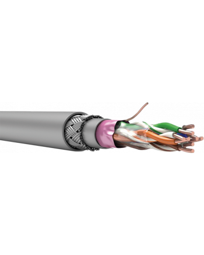 TechnoLAN F/UTP SWA PS Cat 5e ZH нг(A)-HF 2x2x0,52. Кабель «витая пара» (LAN) для структурированных систем связи. СПКБ-Техно в Братске