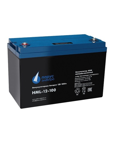 HML-12-100. Аккумулятор герметичный свинцово-кислотный. Связь инжиниринг в Братске